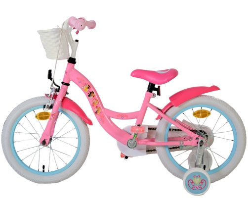 Детский велосипед 16 дюймов Disney Princess (ручные+ножные тормоза, собран на 85%) (4-6 лет) VOL21580