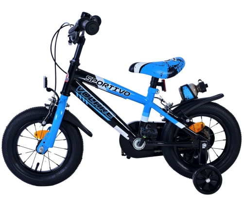 Bērnu velosipēds 12 collas Sportivo (2 rokas bremzes, uz 85% salikts) (3-4 gadiem) VOL31277