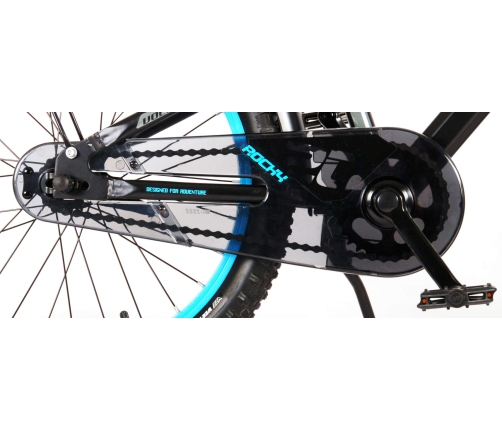 Детский велосипед двухколесный 20 дюймов Rocky black blue VOL92020