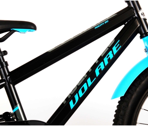 Детский велосипед двухколесный 20 дюймов Rocky black blue VOL92020