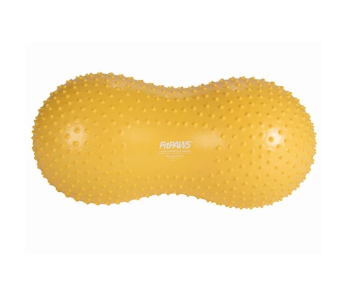 FitPAWS dzīvnieku līdzsvara platforma Trax Peanut, 40 cm, dzeltena