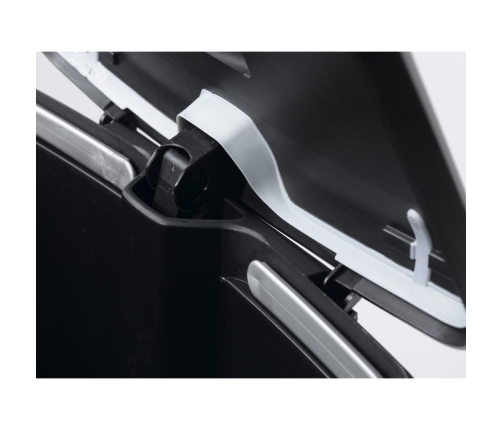 Curver Atkritumu Tvertne Ar Pedāli Deco, 50 L, Sudrabaina