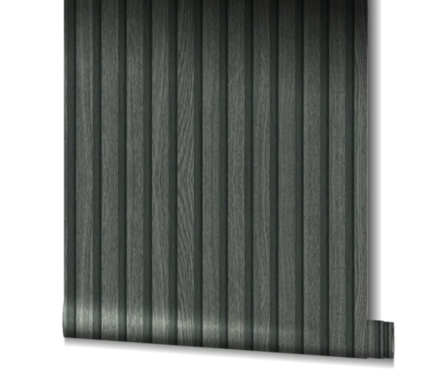 Noordwand tapetes Botanica Wooden Slats, melnas ar pelēku