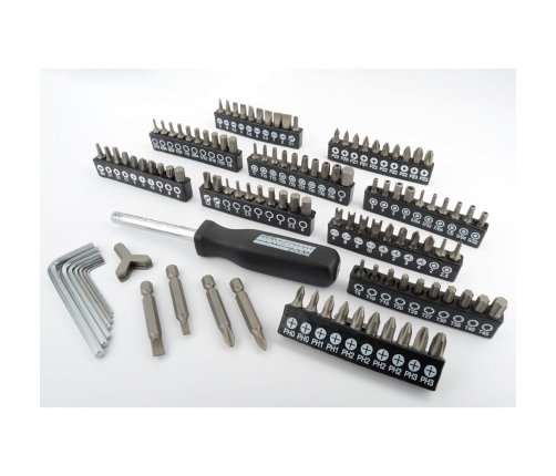 Brüder Mannesmann Uzgaļu Un Uzmavu Komplekts, 130 Gab.