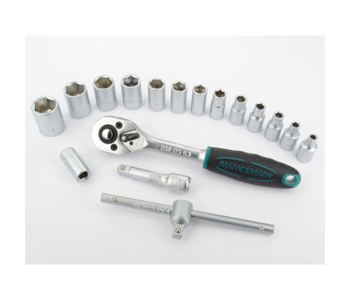 Brüder Mannesmann Uzgaļu Un Uzmavu Komplekts, 130 Gab.