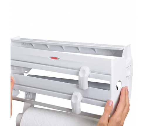 Leifheit ruļļu turētājs Parat F2, stiprināms pie sienas, balts, 25771