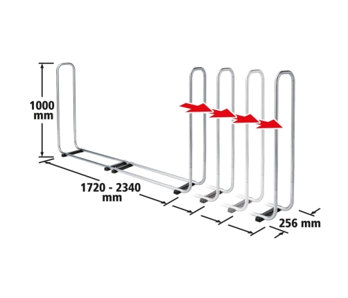 wolfcraft malkas uzglabāšanas plaukts, pagarināms, 5122000
