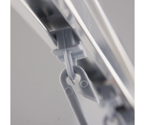 RIDDER universāls stūra dušas aizkara stienis ar āķīšiem, hroms, 52500