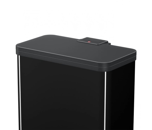 Hailo atkritumu tvertne Oko Duo Plus, L, 17 l + 9 l, melna, 0630-260