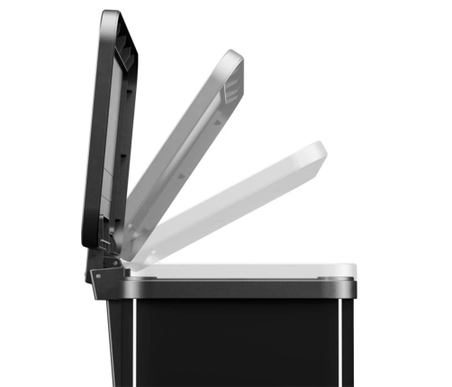 Hailo atkritumu tvertne Oko Duo Plus, L, 17 l + 9 l, melna, 0630-260