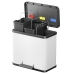 Hailo atkritumu tvertne Oko Trio Plus, L, 3 x 9 l, balta, 0633-230