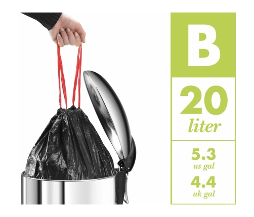 Hailo atkritumu tvertne Oko Trio Plus, L, 3 x 9 l, balta, 0633-230