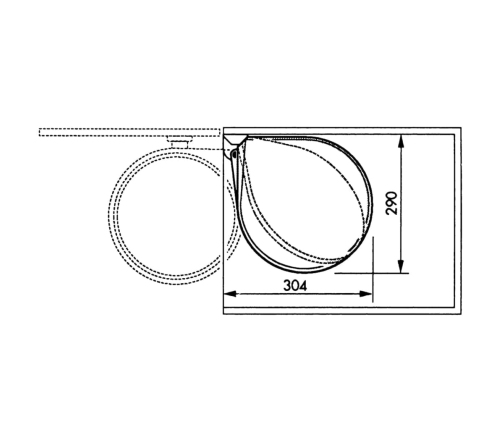 Hailo atkritumu tvertne Compact-Box, M izmērs, 15 L, tērauds