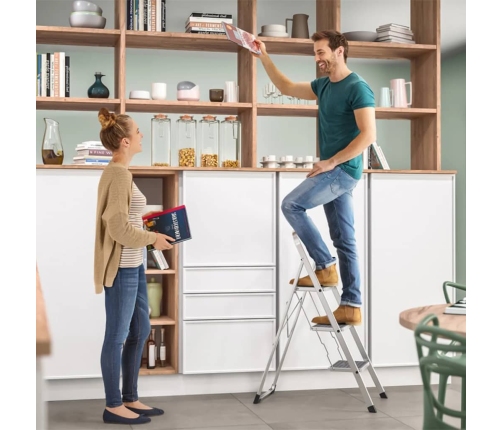 Hailo Saliekamās Kāpnes K30, 3 Pakāpieni, 105 Cm, 4393-801