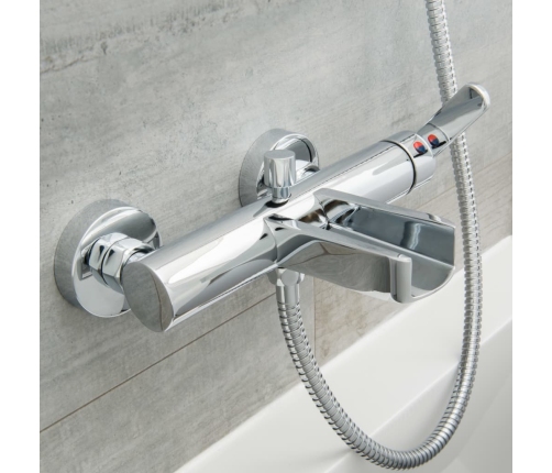 SCHÜTTE vannas/dušas jaucējkrāns NIAGARA, ar ūdenskrituma tipa snīpi