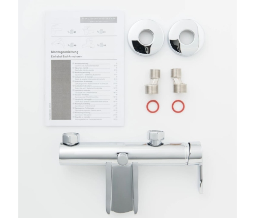 SCHÜTTE vannas/dušas jaucējkrāns NIAGARA, ar ūdenskrituma tipa snīpi