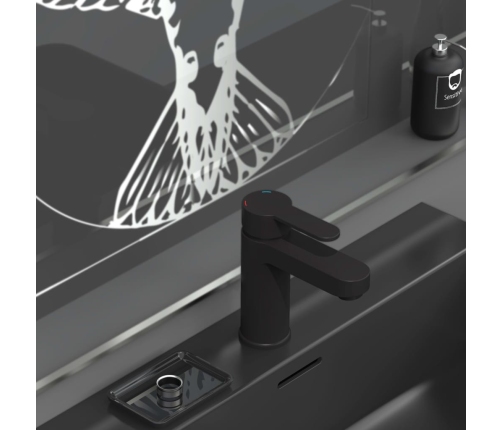 SCHÜTTE jaucējkrāns ELEPHANT, matēts, melns