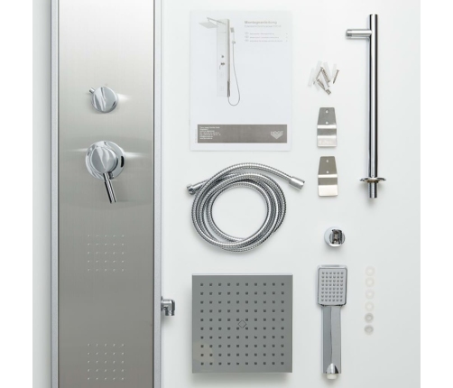 SCHÜTTE dušas panelis TAHITI, vienas sviras jaucējkrāns, tērauds