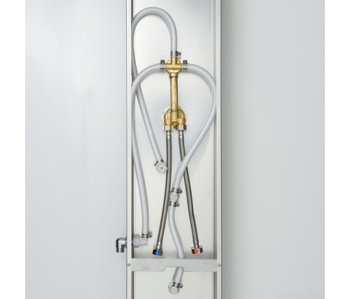 SCHÜTTE dušas panelis TAHITI, vienas sviras jaucējkrāns, tērauds