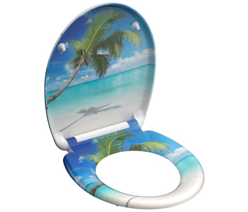 SCHÜTTE Duroplast tualetes sēdeklis CARRIBEAN, ar zīmējumu