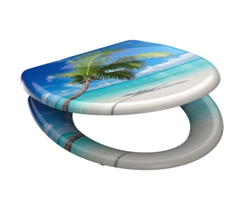 SCHÜTTE Duroplast tualetes sēdeklis CARRIBEAN, ar zīmējumu