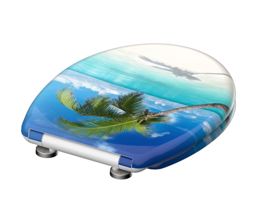 SCHÜTTE Duroplast tualetes sēdeklis CARRIBEAN, ar zīmējumu