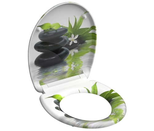 SCHÜTTE Duroplast tualetes sēdeklis JASMIN, ar zīmējumu