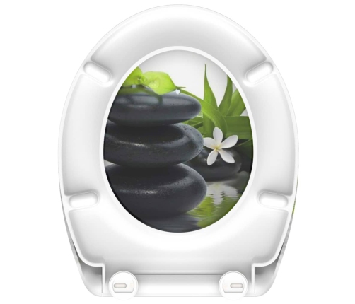 SCHÜTTE Duroplast tualetes sēdeklis JASMIN, ar zīmējumu