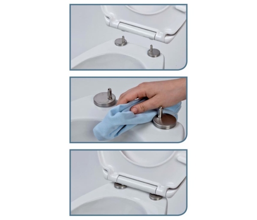 SCHÜTTE Duroplast tualetes sēdeklis OLD WOOD, lēnā aizvēršana