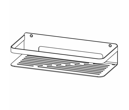 Tiger Vannasistabas Plaukts Caddy, Sudraba Krāsā, L, 1400230946