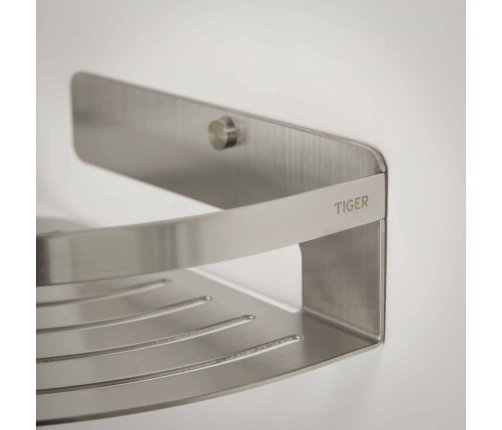 Tiger vannasistabas stūra plaukts Caddy, sudraba krāsā, L, 1400630946