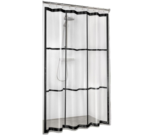 Sealskin dušas aizkars Brix, caurspīdīgs