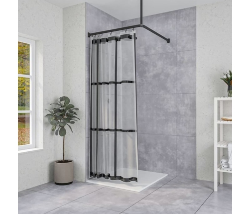 Sealskin dušas aizkars Brix, caurspīdīgs