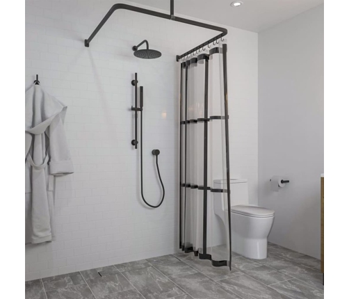 Sealskin dušas aizkars Brix, caurspīdīgs