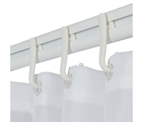 Sealskin dušas aizkaru sliežu komplekts Easy-Roll, balts