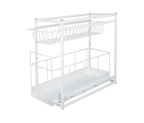 HI 2 līmeņu atvilktne, balta