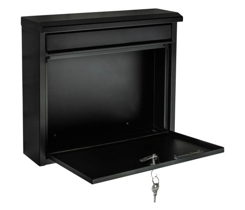 Hi Pastkastīte, Melna, 36X12X32 Cm