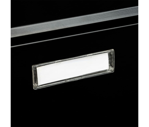 Hi Pastkastīte, Melna, 36X12X32 Cm