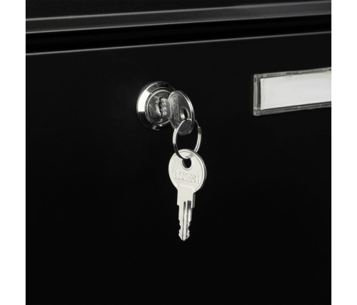 Hi Pastkastīte, Melna, 36X12X32 Cm