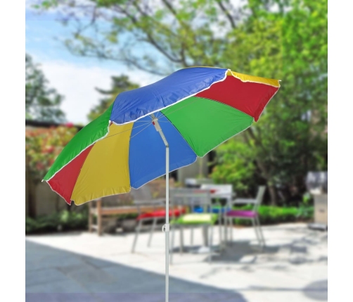 HI pludmales saulessargs, 150 cm, daudzkrāsains