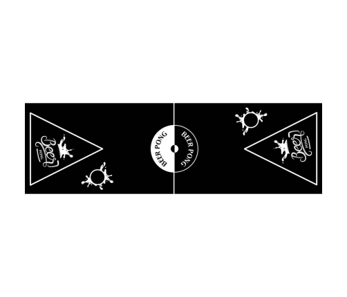 HI alus tenisa galds, salokāms, regulējams augstums, melns