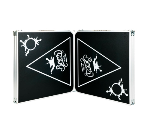 HI alus tenisa galds, salokāms, regulējams augstums, melns