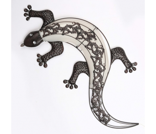 HI solārā sienas LED lampa, ķirzakas forma