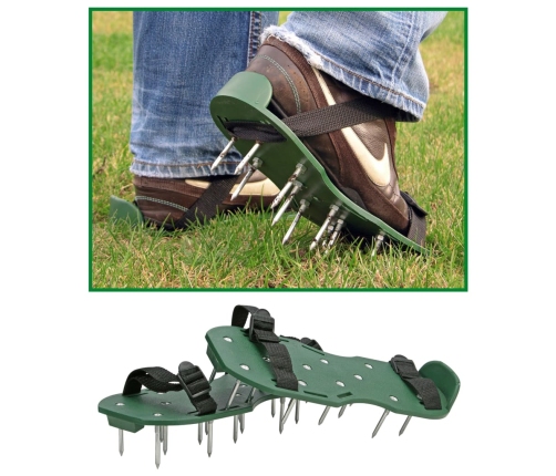 HI zāliena aeratora sandales, zaļas