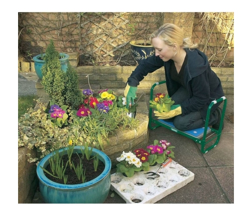 Draper Tools dārza soliņš, paliktnis ceļgaliem, dzelzs, 64970