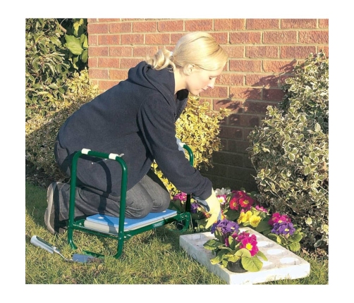 Draper Tools dārza soliņš, paliktnis ceļgaliem, dzelzs, 64970