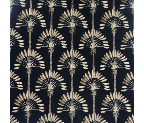DUTCH WALLCOVERINGS tapete Palm Palace, melna un zelta