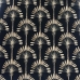 DUTCH WALLCOVERINGS tapete Palm Palace, melna un zelta