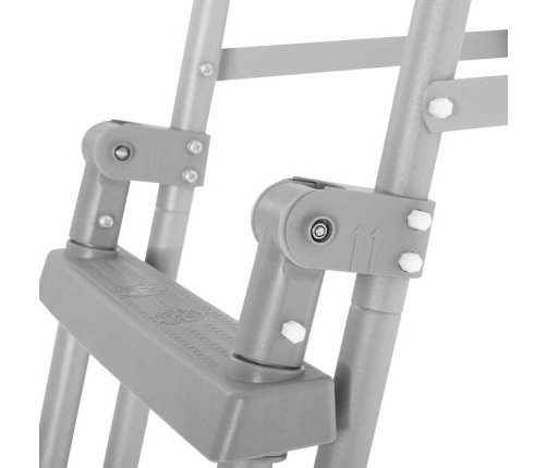 Bestway baseina kāpnes Flowclear, 4 pakāpieni, 122 cm