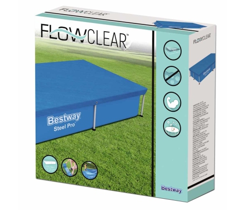 Bestway baseina pārklājs Flowclear, 221x150 cm